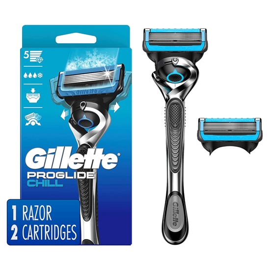 Picture of Gillette Fusion5 Proshield Chill Shaving Razor +  2  Refill 2UP