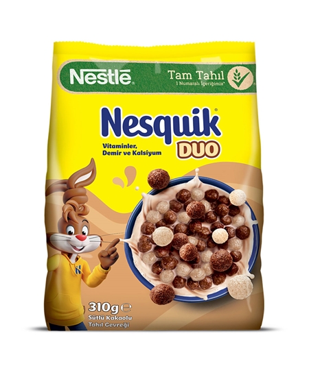 Picture of Nesquik Wheat and Corn Flakes 310 gr Milky Cocoa Duo